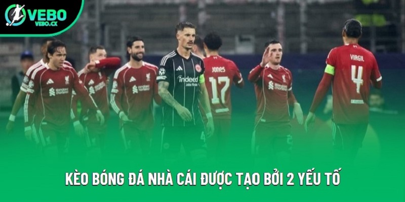Kèo bóng đá nhà cái được tạo bởi 2 yếu tố Kèo bóng đá nhà cái được tạo bởi 2 yếu tố