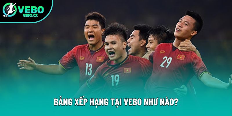 Bảng xếp hạng tại VEBO như nào? Bảng xếp hạng tại VEBO như nào?