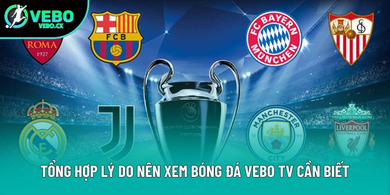 Tổng hợp lý do nên xem bóng đá VEBO TV cần biết