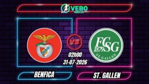 Nhận định Benfica vs St. Gallen 02h00 ngày 31/07/2026